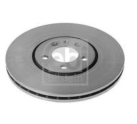 2x Brake disc Front Axle internally vented 11205 FEBI BILSTEIN for VW VENTO