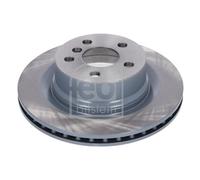 Febi Vented Brake Discs fits BMW 3 Series 2019-2025 320 316 318 Hybrid 180031