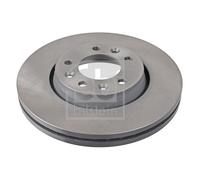 Febi Vented Brake Discs fits Fiat Scudo 2007-2016 1.6 108651
