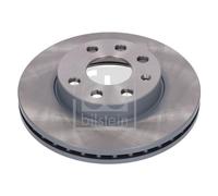 Febi Vented Brake Discs fits Vauxhall Corsa 2000-2006 1.2 1.7 1.0 19508