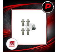 FEBI Wheel Bolt Front Rear Fits Alfa Romeo 159 Brera Citroën C8 Peugeot Renault