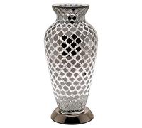 Febland Mirrored Tile Mosaic Vase Lamp, Glass