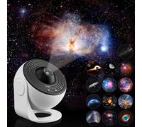 Febotak Galaxy Projector 13-in-1 Star Projector, Planetarium Projector with 13 Planetary Discs Nebula/Moon/Solar System, Starry Night Sky Projector Skylight Star Projector with Timer for Kids Adults