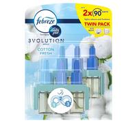 Febreze 3Volution Cotton Fresh Air Freshener Refill, 20Ml, Pack Of 2