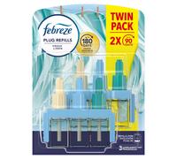 Febreze 3Volution Air Freshener Plug In Refill 2x20ML Fresh Linen, 3 Alternating Scents To Fight Odours