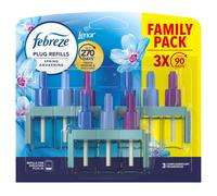 Febreze 3Volution Air Freshener Plug In Refill Spring Awakening 3x20ML, 3 Alternating Scents To Fight Odours