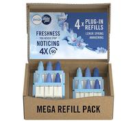 Febreze 3Volution Air Freshener Plug In Refills, 4 Refills (20MLx4), Lenor Spring Awakening, 3 Alternating Scents To Fight Odours, Febreze Plug In Refill, Air Freshener
