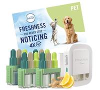 Febreze 3Volution Air Freshener Plug-In Starter Kit + 4 Refills (20ml x 4) - Pet Odour Eliminator