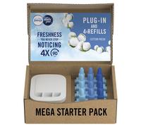 Febreze 3Volution Air Freshener PlugIn Starter Kit 4 Refills 20ml x 4 - Cotton Fresh