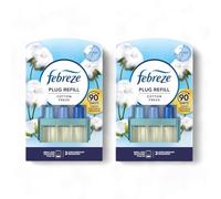 Febreze 3Volution Plug-In Air Freshener - Cotton Fresh Refill 20ml (Pack of 2) - Ambi Pur