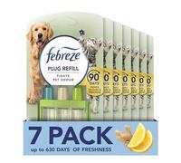 Febreze 3Volution Plug-In Air Freshener Refill, Pack of 7 (20ML x 7), Pet Odour Fighter, Fresh Scent