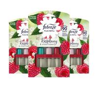 Febreze 3Volution Plug-In Air Freshener Refill Raspberry & Elderflower 20ml Triple Pack