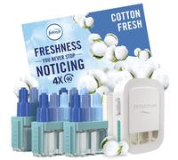 Febreze 3Volution Plug In Air Freshener Starter Kit + 4 Refills, (20mlx4), Odour Fighter