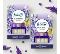 Febreze 3Volution Plug-In Refill Air Freshener - Lavender Scent - Odour Eliminator for Home & Office - 2 x 20ml Refill Pack