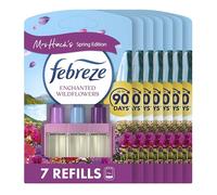 Febreze 3Volution Plug-In Refill, Enchanted Wildflowers, 7 Pack (20ml x 7) - Odour Fighter