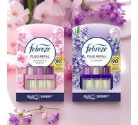 Febreze 3Volution Refill 20ml - BLOSSOM BREEZE + LAVENDER - Pack of 2 | Eliminates Odours | Air Freshener Refills | Up to 90 Days of Freshness Each