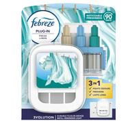 Febreze 3Volution Smart Programming Air Freshener Plug In, Starter Kit, Fresh Linen, 20ml