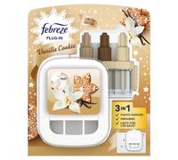 Febreze 3Volution Vanilla Cookie Plug In Air Freshener Starter Kit 20ml - Wilko