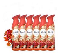 Febreze Air Freshener Bathroom and Room Freshener Air Mist, 6 x 185ml Febreze XMAS ENCHANTED FOREST
