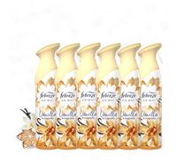Febreze Air Freshener Bathroom and Room Freshener Air Mist, 6 x 185ml VANILLA MAGNOLIA