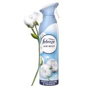 Febreze Air Freshener for Room Spray & Bathroom, Cotton Fresh, 185ML x 8 Packs, Air Fresheners for Home