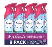 Febreze Air Freshener, Room & Bathroom Spray, Pet Odour Fighter, 185ml x 8 Packs- Enchanted Wildflowers