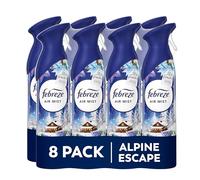 Febreze Air Freshener Spray Alpine Escape 8x185ML, 2in1 Fight Odours and Freshens