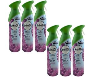 Febreze Air Freshener Spray AMETHYST BLOOM DREAM 6 X 300ml Old Size Lenor