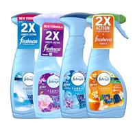 Febreze Air Freshener Spray Bundle - Citrus & White Verbena, Classic, Exotic Bloom & Spring Awakening (4 x 500ml)