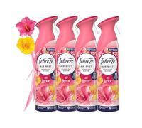 Febreze Air Freshener Spray LENOR SPARKLING BLOOM 185ml x 4 | Odour Eliminator with OdourClear Technology | Non-Flammable, Long-Lasting Room Freshener, Exotic Fruity Fragrance