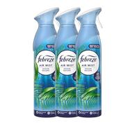Febreze Air Freshener Spray OCEAN ESCAPE 185ml x 3 | Odour Eliminator with OdourClear Technology | Non-Flammable, Long-Lasting Room Freshener, Exotic Fruity Fragrance
