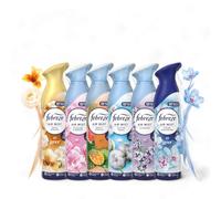 Febreze Air Mist Air Freshener Spray Odour Eliminator 6 x 185ml, Mixed Scents: LAVENDER, BLOSSOM & BREEZE, COTTON FRESH, GOLD ORCHID, FRUITY TROPICS, SPRING AWAKENING - Home & Office Use
