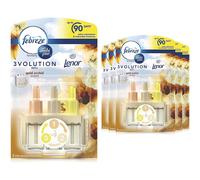 Febreze Ambi Pur 3Volution Air Freshener Plug-In Diffuser Refill, 120 ml (20 ml x 6), Odour Eliminator, Gold Orchid
