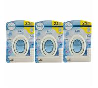 Febreze Bad Air Freshener April Fresh 6 x 7.5ml Up to 45 Days Freshness