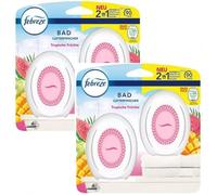 Febreze Bathroom Air Freshener Fruity Tropics Odour Eliminator, Pack of 4
