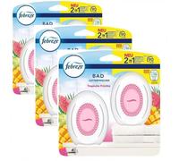 Febreze Bathroom Air Freshener Fruity Tropics Odour Eliminator, Pack of 6