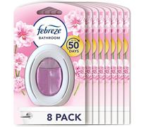 Febreze Bathroom Air Freshener, Odour Eliminator, Blossom & Breeze, 8 Count