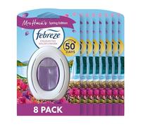 Febreze Bathroom Air Freshener, Odour Fighter, Enchanted Wildflowers, 8 Items, Bathrooms Freshener & Odour Eliminator