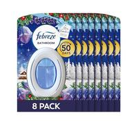 Febreze Bathroom Continuous Air Freshener Alpine Escape,Pack of 8, Fights Odours and Freshens