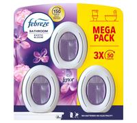 Febreze Bathroom, Continuous Air Freshener Lenor, Exotic Bloom Scent, 3 Count