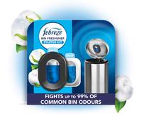 Febreze Bin Freshener Starter Kit Cotton 1 Holder + 2 Refills 2x4.88ML