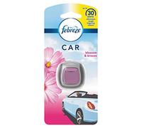 Febreze Car Clip Air Freshener, Odour Eliminator, Blossom & Breeze, 6 Count