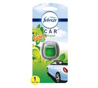 Febreze Car Air Freshener Car Vent Clip and Odor Fighter Gain Original Scent 8 Count