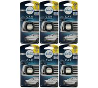 Febreze Car Air Freshener New Car Scent 6 x 2ml - Adjustable Scent Strength