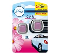 Febreze Car Clip Twin Pack Vent Clip Air Freshener - Blossom