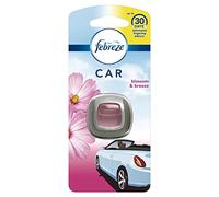 Febreze Car Clip Air Freshener, Odour Eliminator, Blossom & Breeze, 6 Count