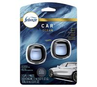 Febreze Car Odor-Eliminating Air Freshener Vent Clips Ocean 2 count