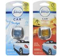 Febreze Car Odor-Fighting Air Freshener Vent Clip, Hawaiian Aloha, 1 count, .06 oz