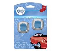 Febreze Car Vent Clips Linen & Sky Air Freshener (2Count; 2 Ml Each) 0.13 Fl. Oz