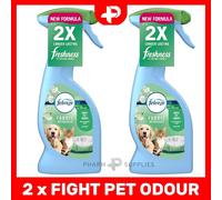 Febreze Fabric Freshener Air Spray Fresh Scent Fight Pet Odour 500ml Pack of 2